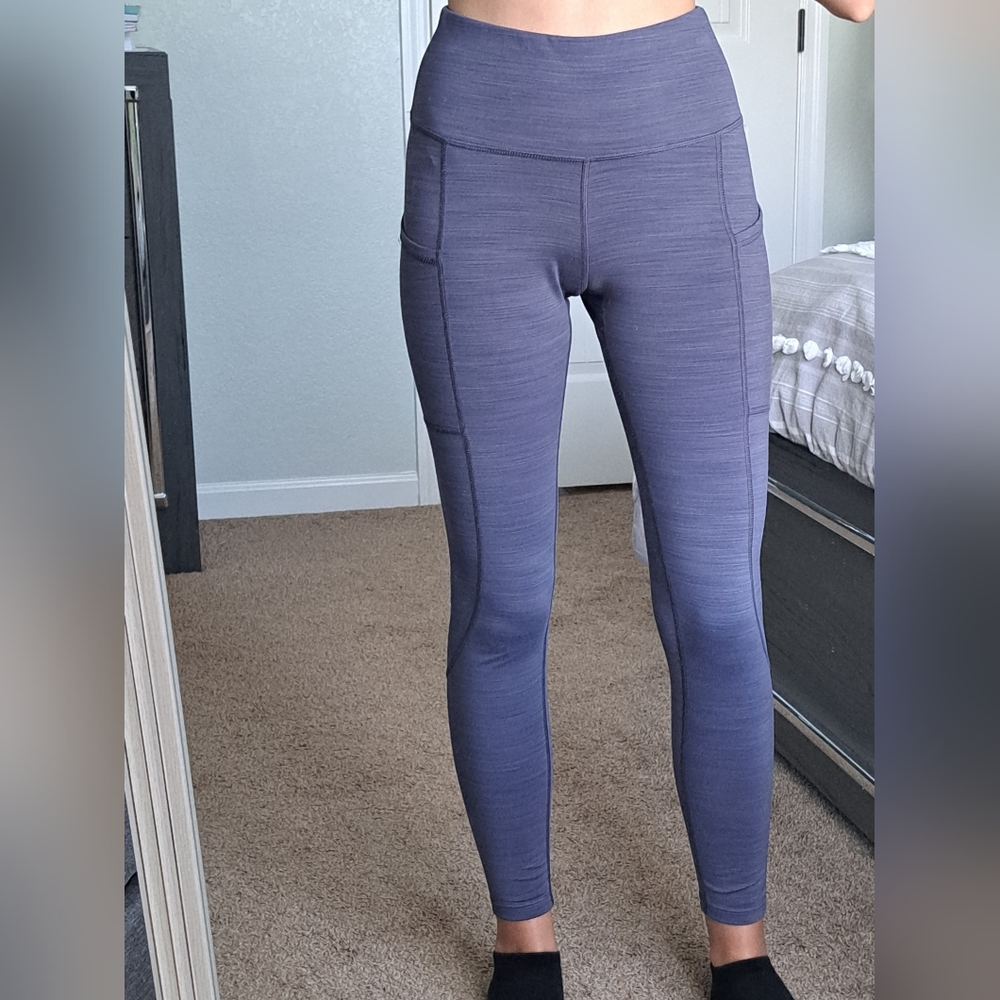 Apana Purple Leggings, size S